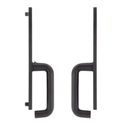 Hörmann Aluminium-Drückergarnitur, Schloss Einliegend, PZ 60/60 Mm -Heimwerkzeuge 770299 hoermann aluminium drueckergarnitur schloss einliegend pz 60 60 mm seitenansicht