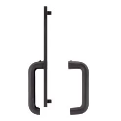 Hörmann Aluminium-Drückergarnitur, Schloss Aufliegend, PZ 60/48 Mm -Heimwerkzeuge 770442 hoermann aluminium drueckergarnitur schloss aufliegend pz 6048 mm seitenansicht