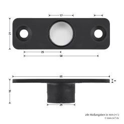 Hörmann Führungsbuchse Verschlussstange, 16 Mm 11 Hörmann Führungsbuchse Verschlussstange, 16 Mm -Heimwerkzeuge 772238 hoermann fuehrungsbuchse verschlussstange 16mm bemassung