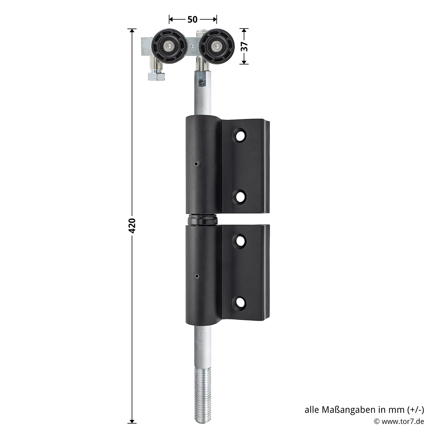 Hörmann Entlastungsrolle Für Kupplung 400 Mm, M12, DIN Links, Zwischenliegend 6 Hörmann Entlastungsrolle Für Kupplung 400 Mm, M12, DIN Links, Zwischenliegend – Bild 4
