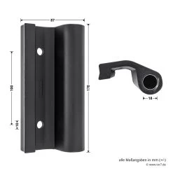 Hörmann Entlastungsrolle Mit Einfach-Bandteil 360 Mm, M12, DIN Links, Zwischenliegend -Heimwerkzeuge 772635 hoermann entlastungsrolle mit einfach bandteil 360mm m12 din links zwischenliegend masse bild 2