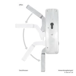 Hörmann Tortreibriegel Basküle Links, PZ -Heimwerkzeuge 790540 hoermann tortreibriegel baskuele links pz anwendungsbeispiel