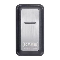 SOMMER Handsender Slider+, Schwarz, Edelstahl -Heimwerkzeuge s10305 00001 sommer 4 befehl handsender slider vibe schwarz edelstahl 868 95 mhz somloq2 frontal zu