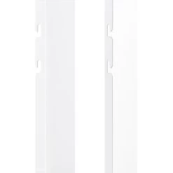 Hörmann Set Zargenverkleidung Für Sektionaltore, Slategrain -Heimwerkzeuge sg r9016 55x2000 hoermann set zargenverkleidung sektionaltore slategrain rueckseite