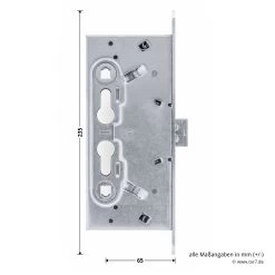 Teckentrup Einsteck-Panikschloss 1759 E -Heimwerkzeuge tec104655 teckentrup einsteck panikschloss 1759 e bemassung