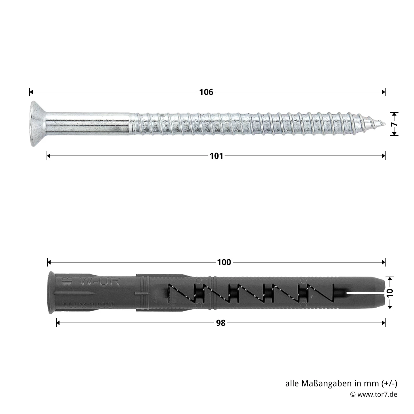 Teckentrup Dübelpack 1 Flg. FSA-Türen, Mauerwerk 9 Teckentrup Dübelpack 1 Flg. FSA-Türen, Mauerwerk – Bild 7