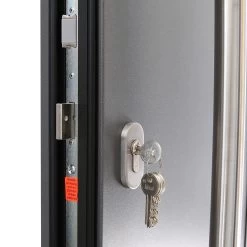 Hörmann ThermoPlus Haustür THP 750 Titan Metallic CH703 DIN LINKS -Heimwerkzeuge thp750lich703 hoermann thermopro haustuer din links titan metallic 06